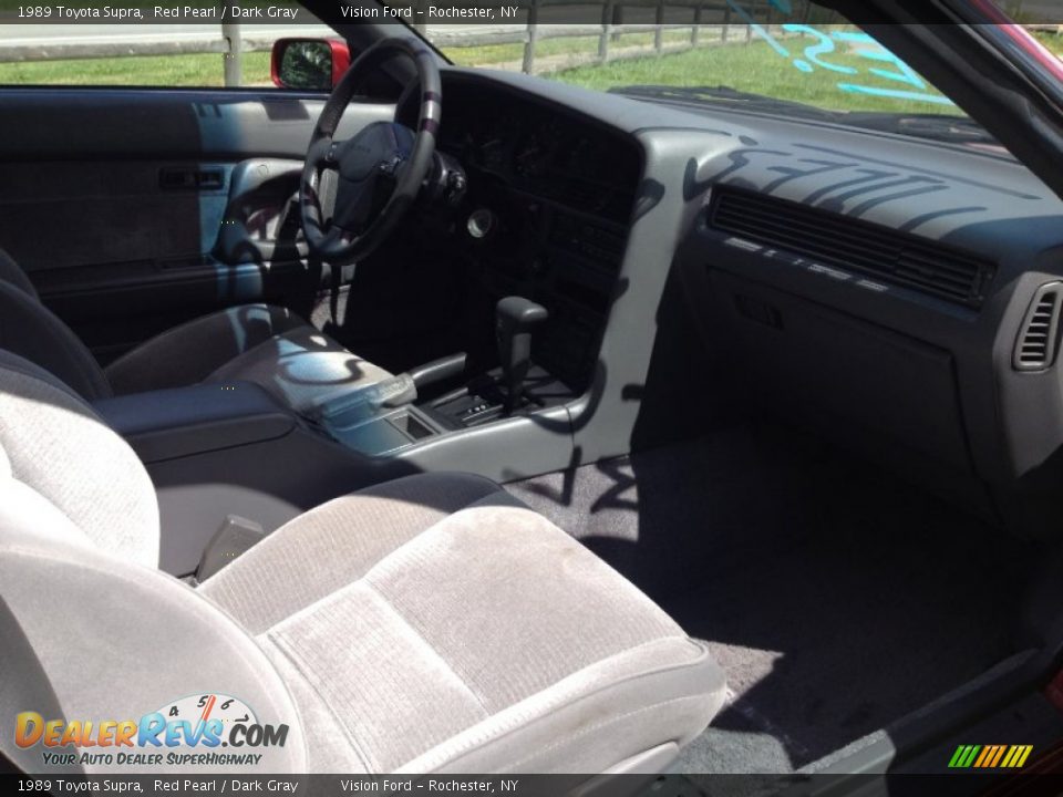 1989 Toyota Supra Red Pearl / Dark Gray Photo #25