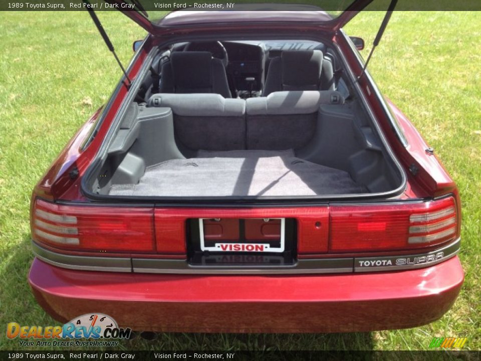 1989 Toyota Supra Red Pearl / Dark Gray Photo #26