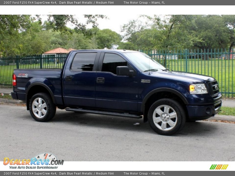 Dark Blue Pearl Metallic 2007 Ford F150 FX4 SuperCrew 4x4 Photo #4