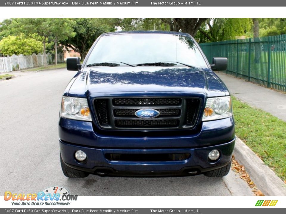 2007 Ford F150 FX4 SuperCrew 4x4 Dark Blue Pearl Metallic / Medium Flint Photo #11