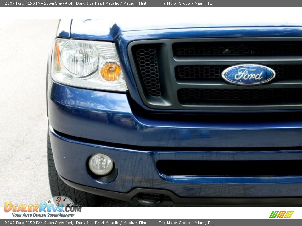 2007 Ford F150 FX4 SuperCrew 4x4 Dark Blue Pearl Metallic / Medium Flint Photo #17