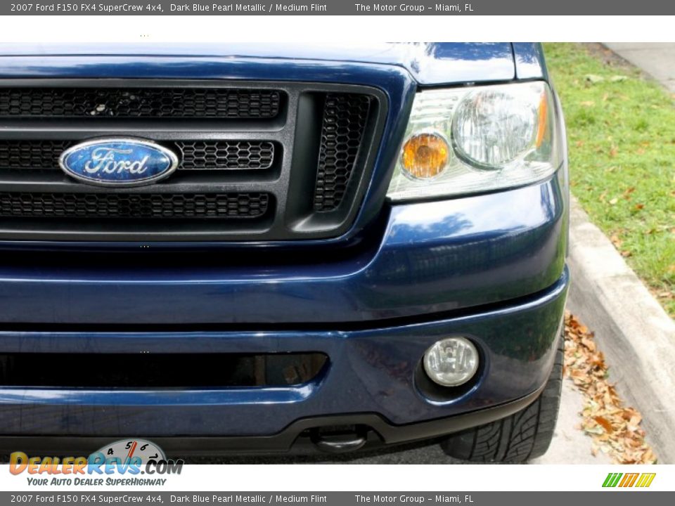 2007 Ford F150 FX4 SuperCrew 4x4 Dark Blue Pearl Metallic / Medium Flint Photo #18