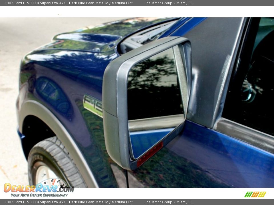 2007 Ford F150 FX4 SuperCrew 4x4 Dark Blue Pearl Metallic / Medium Flint Photo #21