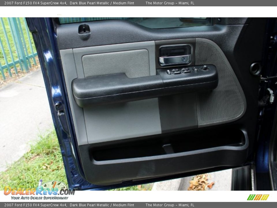 2007 Ford F150 FX4 SuperCrew 4x4 Dark Blue Pearl Metallic / Medium Flint Photo #27