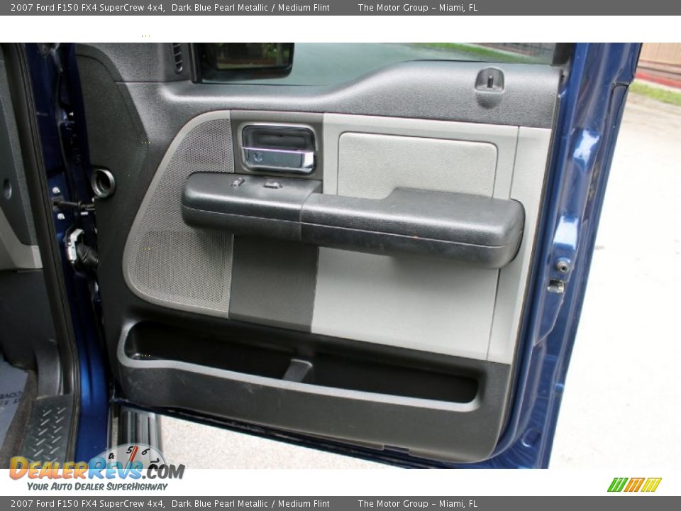 2007 Ford F150 FX4 SuperCrew 4x4 Dark Blue Pearl Metallic / Medium Flint Photo #28