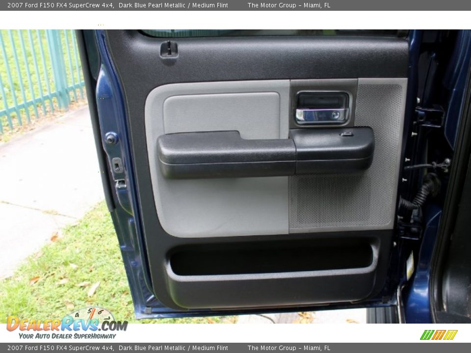 2007 Ford F150 FX4 SuperCrew 4x4 Dark Blue Pearl Metallic / Medium Flint Photo #31