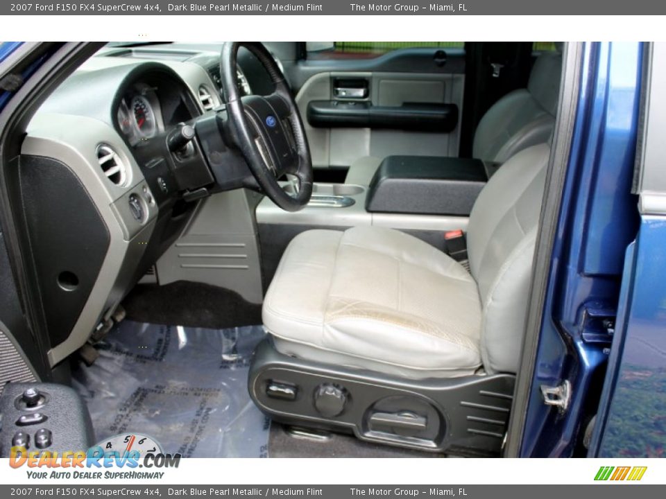 2007 Ford F150 FX4 SuperCrew 4x4 Dark Blue Pearl Metallic / Medium Flint Photo #35