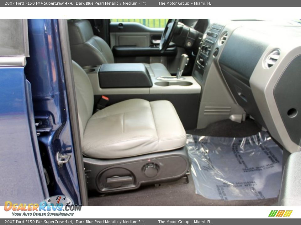 2007 Ford F150 FX4 SuperCrew 4x4 Dark Blue Pearl Metallic / Medium Flint Photo #36