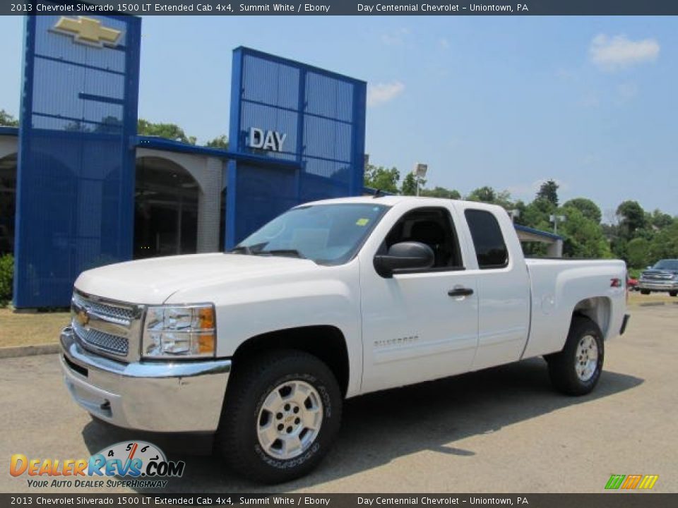 2013 Chevrolet Silverado 1500 LT Extended Cab 4x4 Summit White / Ebony Photo #1