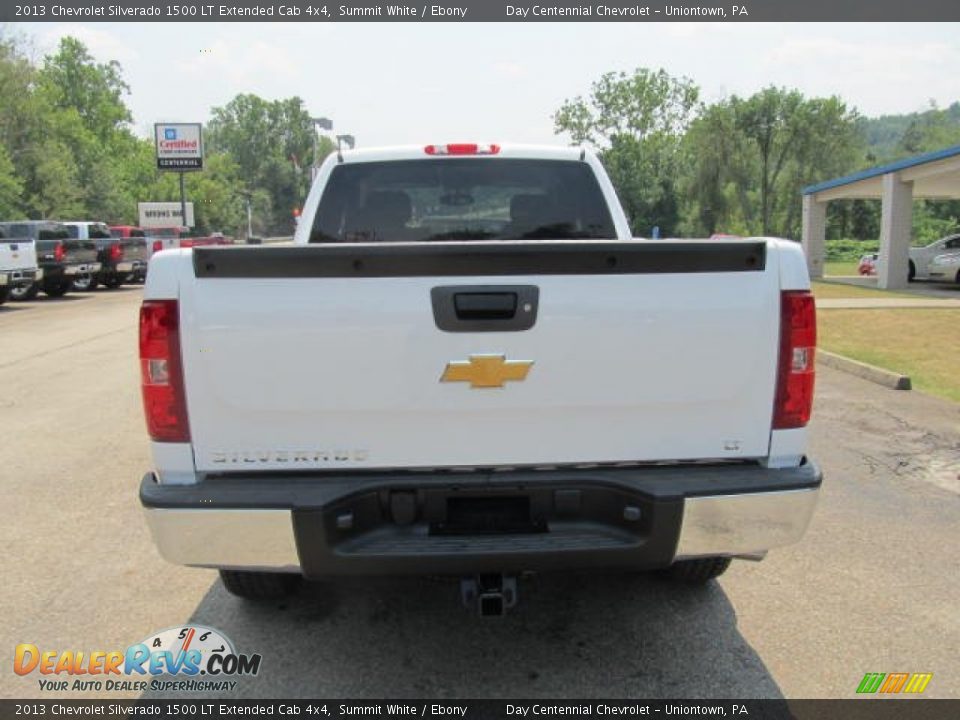 2013 Chevrolet Silverado 1500 LT Extended Cab 4x4 Summit White / Ebony Photo #3