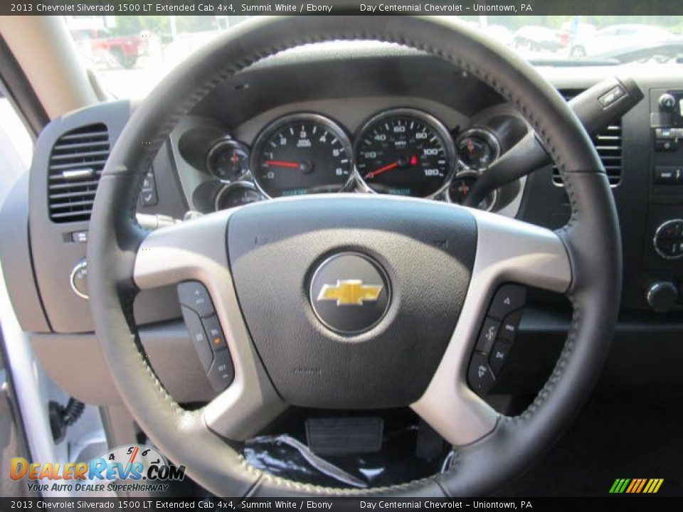 2013 Chevrolet Silverado 1500 LT Extended Cab 4x4 Steering Wheel Photo #10