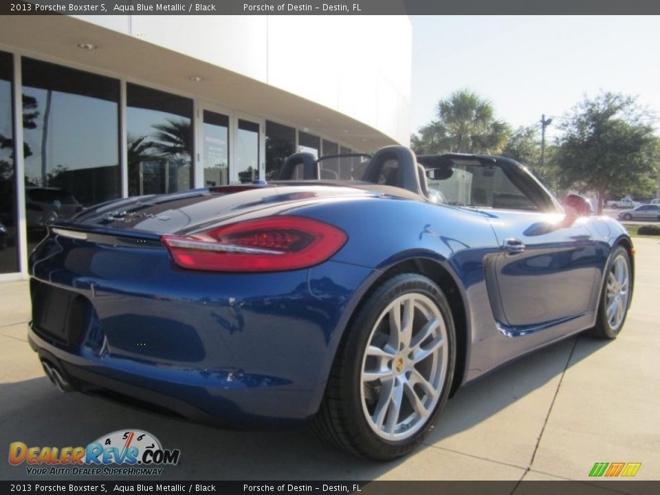 2013 Porsche Boxster S Aqua Blue Metallic / Black Photo #4