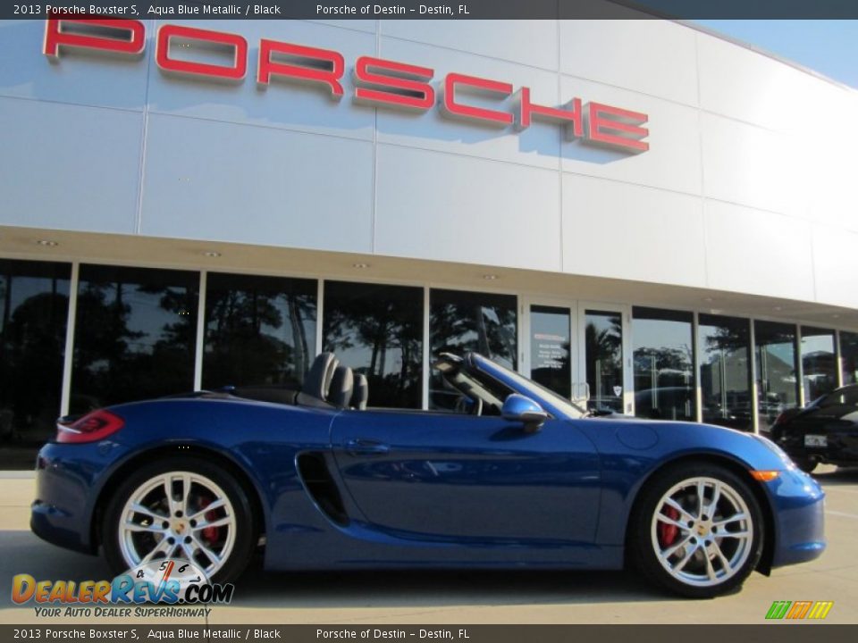 2013 Porsche Boxster S Aqua Blue Metallic / Black Photo #5