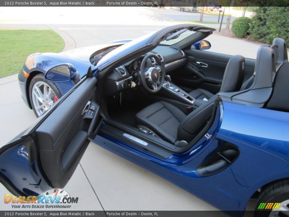 Black Interior - 2013 Porsche Boxster S Photo #6