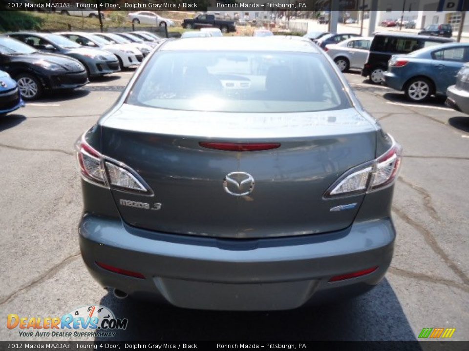 2012 Mazda MAZDA3 i Touring 4 Door Dolphin Gray Mica / Black Photo #4