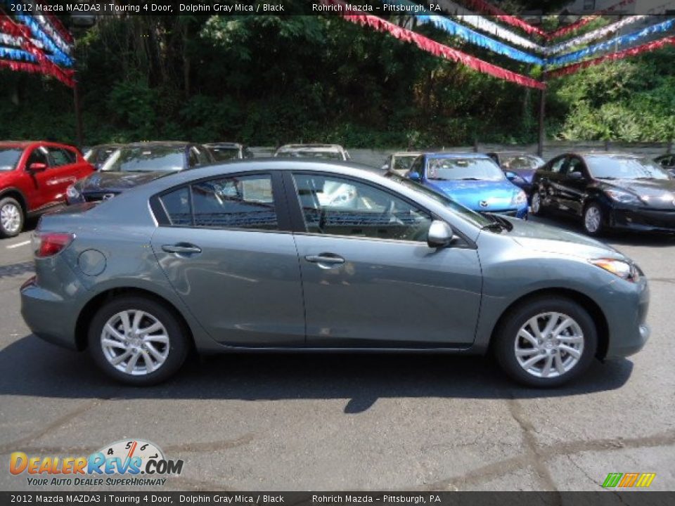 2012 Mazda MAZDA3 i Touring 4 Door Dolphin Gray Mica / Black Photo #6