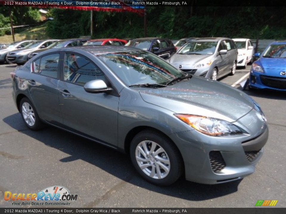 2012 Mazda MAZDA3 i Touring 4 Door Dolphin Gray Mica / Black Photo #7