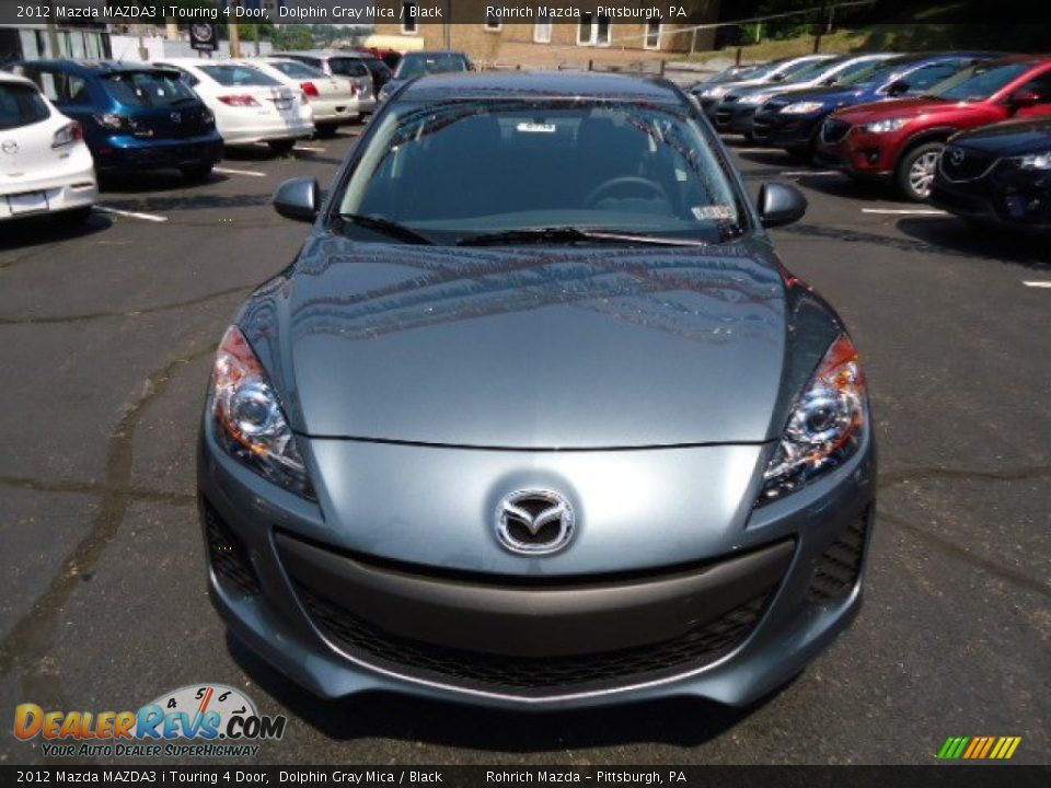 2012 Mazda MAZDA3 i Touring 4 Door Dolphin Gray Mica / Black Photo #8