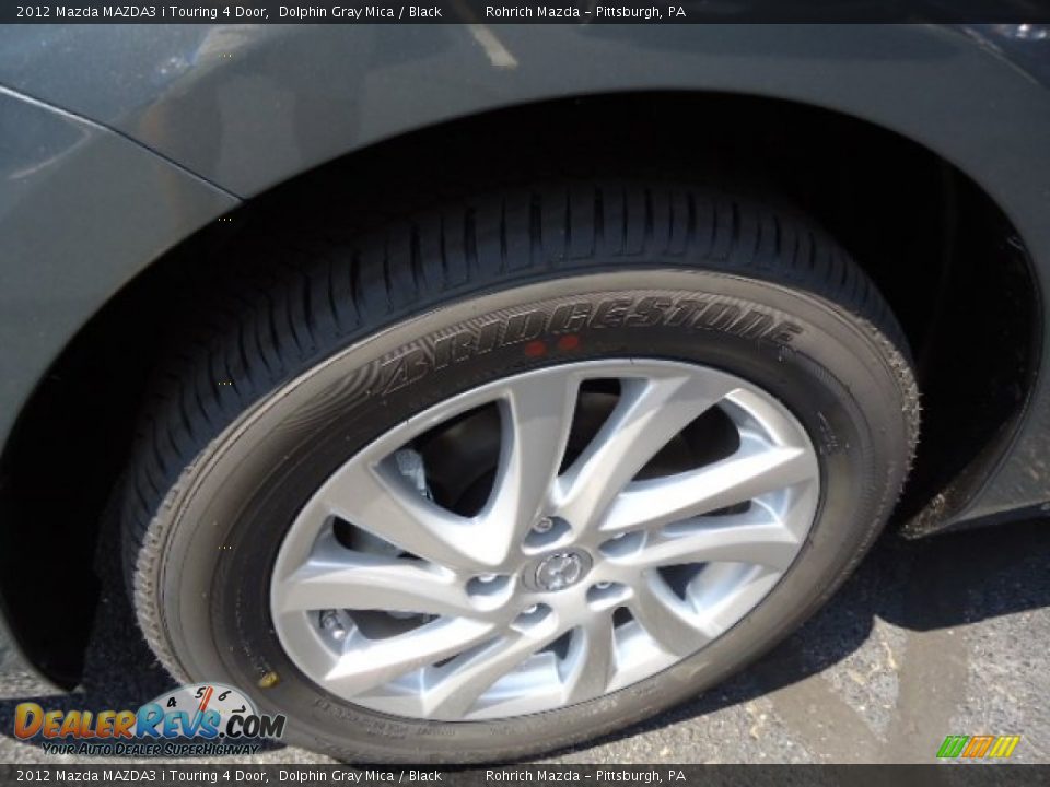 2012 Mazda MAZDA3 i Touring 4 Door Dolphin Gray Mica / Black Photo #9