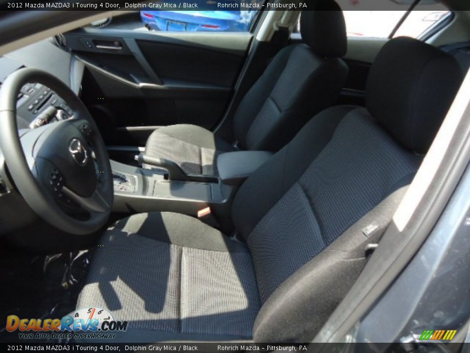 2012 Mazda MAZDA3 i Touring 4 Door Dolphin Gray Mica / Black Photo #10
