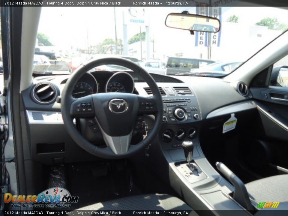 2012 Mazda MAZDA3 i Touring 4 Door Dolphin Gray Mica / Black Photo #12