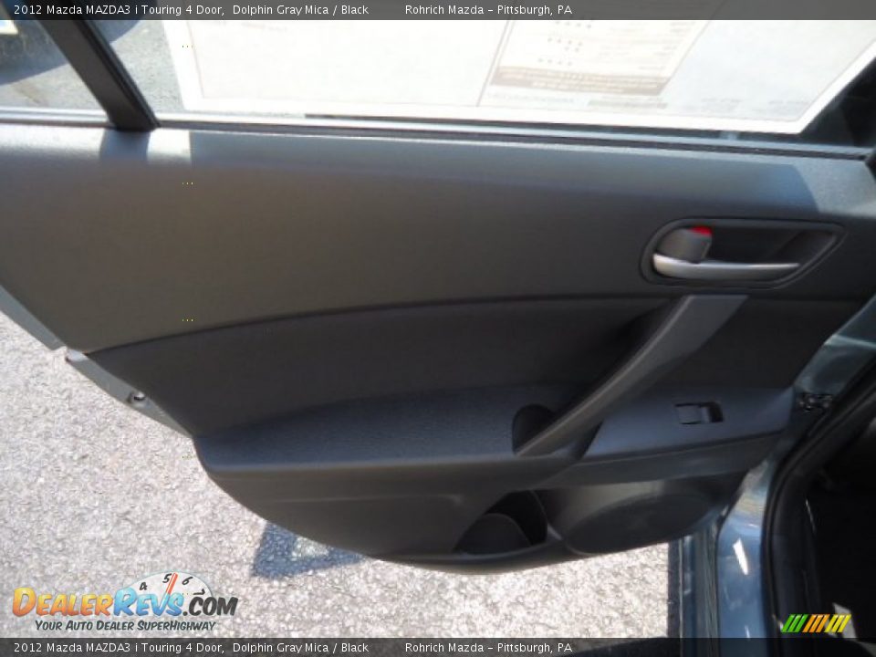 2012 Mazda MAZDA3 i Touring 4 Door Dolphin Gray Mica / Black Photo #13