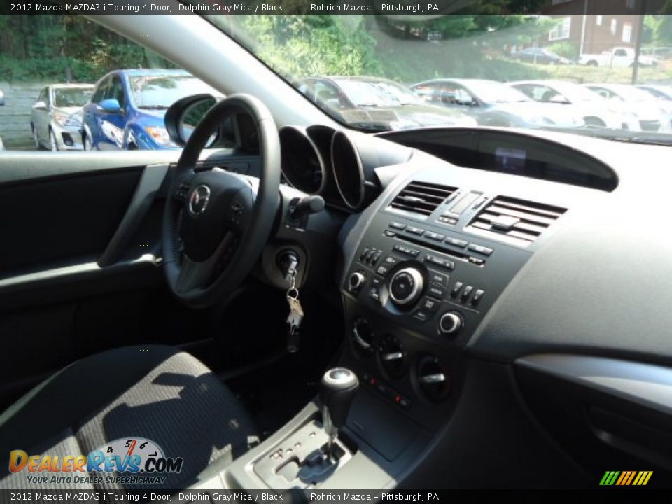 2012 Mazda MAZDA3 i Touring 4 Door Dolphin Gray Mica / Black Photo #17