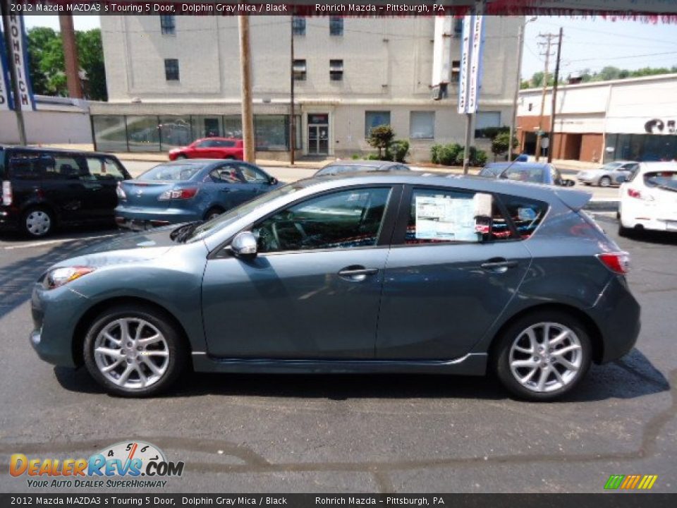 2012 Mazda MAZDA3 s Touring 5 Door Dolphin Gray Mica / Black Photo #2