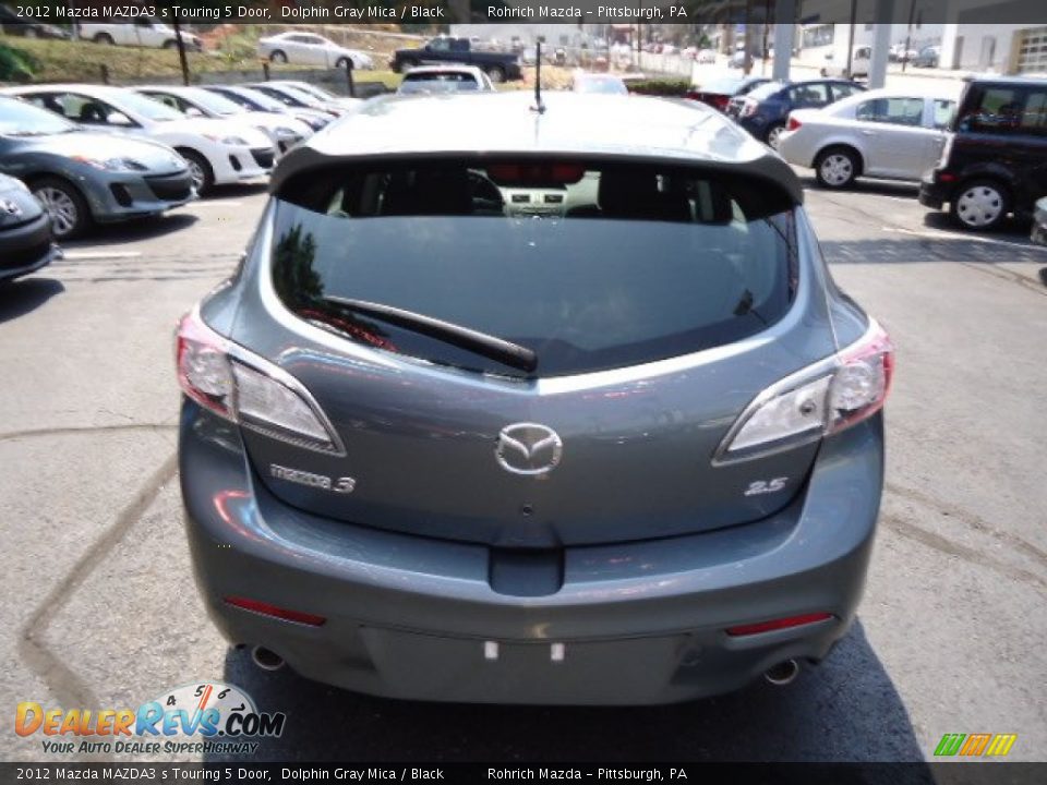 2012 Mazda MAZDA3 s Touring 5 Door Dolphin Gray Mica / Black Photo #4