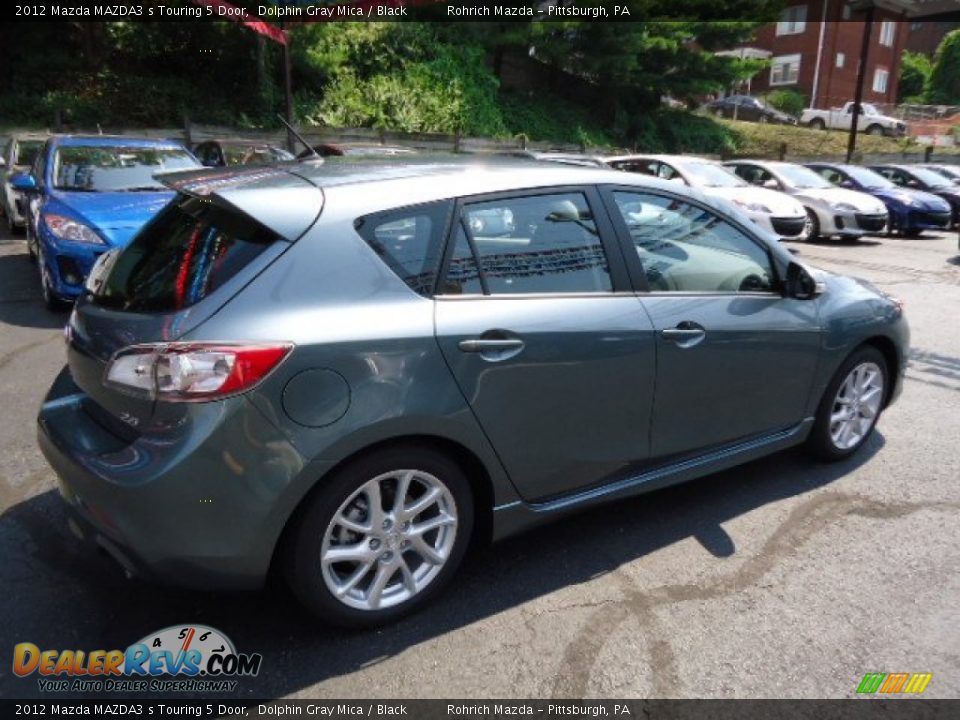 2012 Mazda MAZDA3 s Touring 5 Door Dolphin Gray Mica / Black Photo #5
