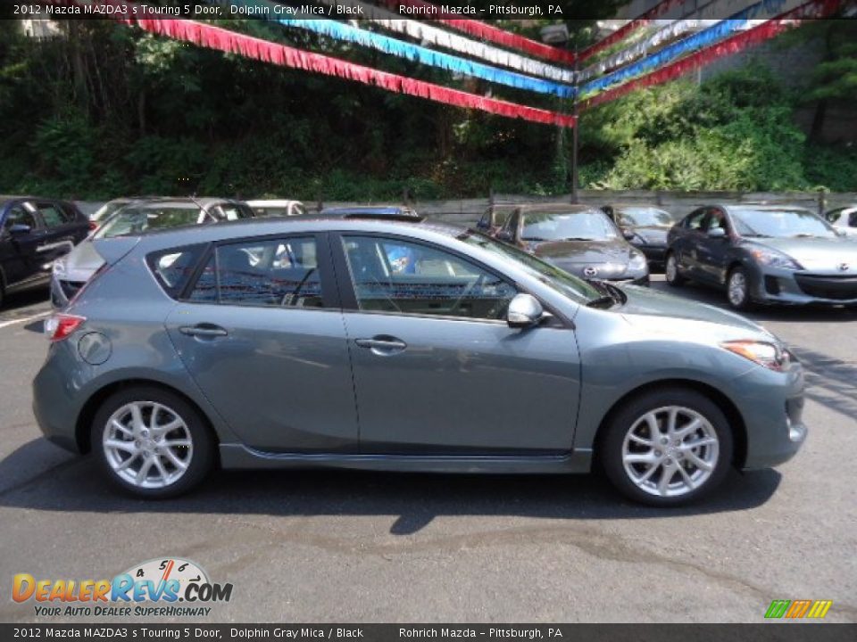 2012 Mazda MAZDA3 s Touring 5 Door Dolphin Gray Mica / Black Photo #6