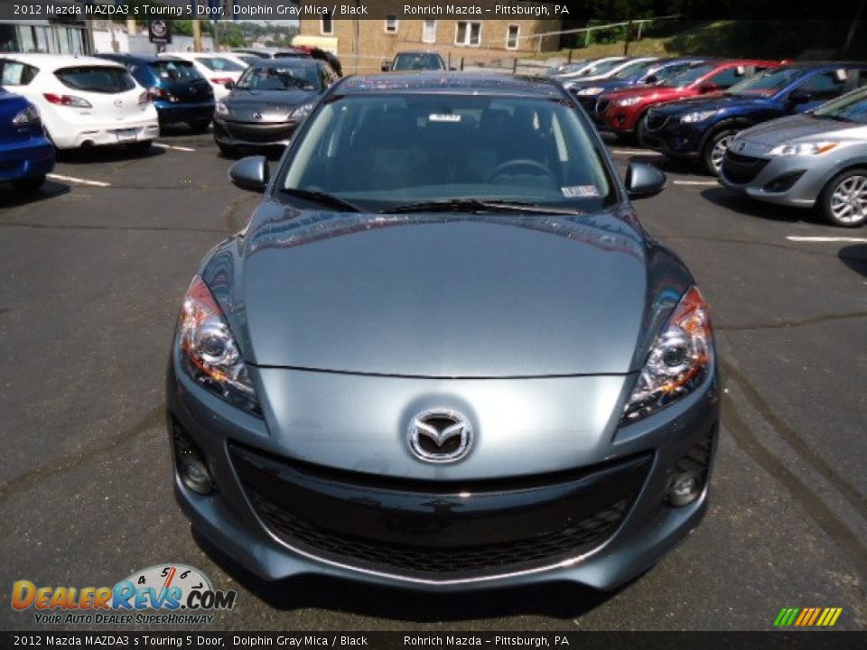 2012 Mazda MAZDA3 s Touring 5 Door Dolphin Gray Mica / Black Photo #8