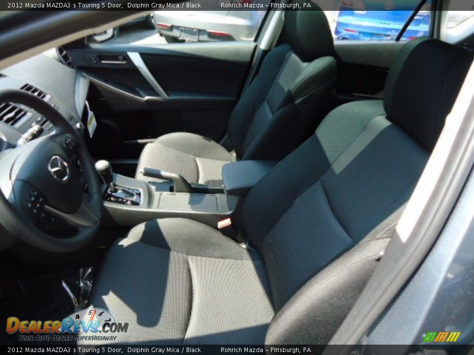 2012 Mazda MAZDA3 s Touring 5 Door Dolphin Gray Mica / Black Photo #10