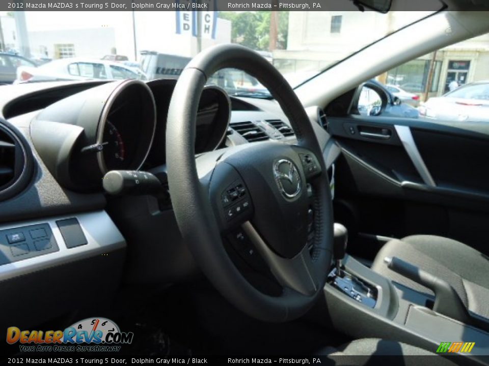 2012 Mazda MAZDA3 s Touring 5 Door Dolphin Gray Mica / Black Photo #17