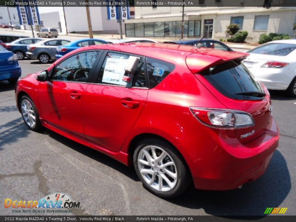 2012 Mazda MAZDA3 s Touring 5 Door Velocity Red Mica / Black Photo #3