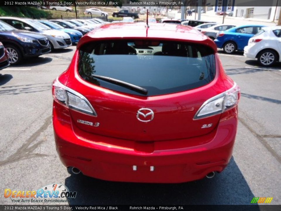 2012 Mazda MAZDA3 s Touring 5 Door Velocity Red Mica / Black Photo #4