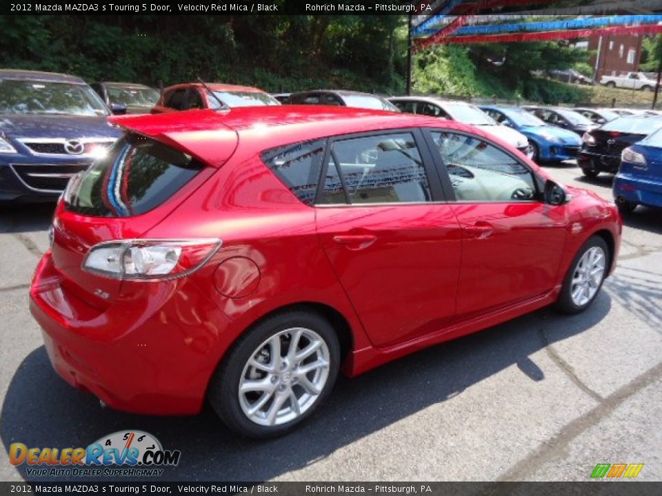 2012 Mazda MAZDA3 s Touring 5 Door Velocity Red Mica / Black Photo #5
