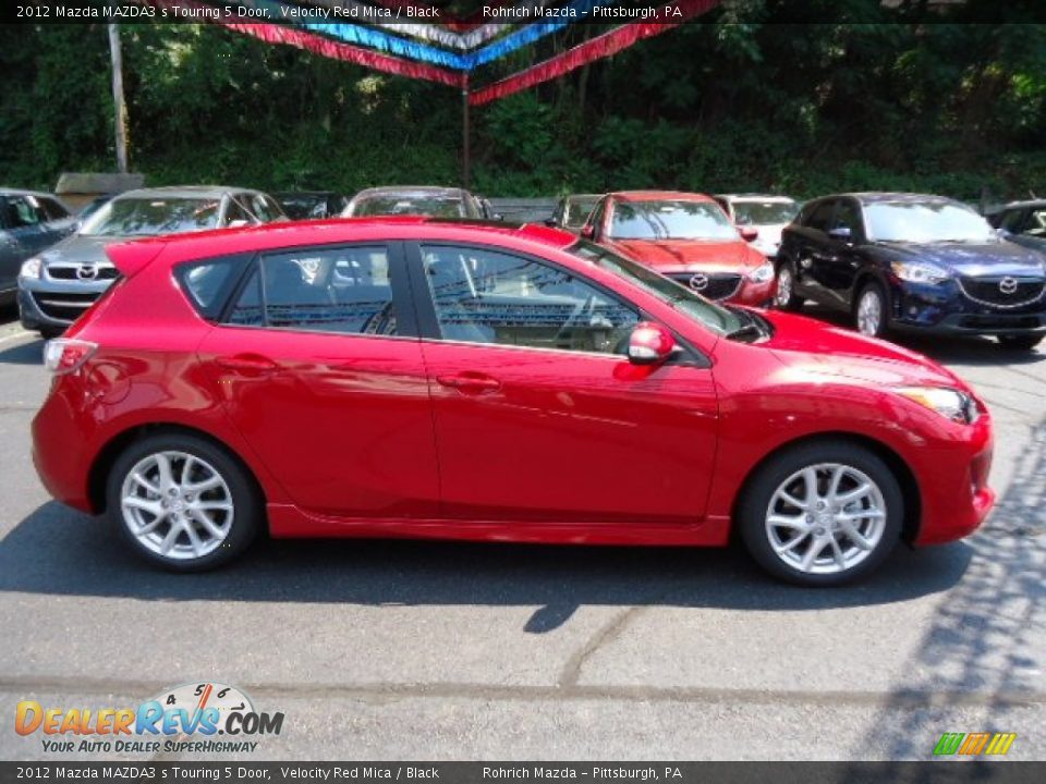 2012 Mazda MAZDA3 s Touring 5 Door Velocity Red Mica / Black Photo #6
