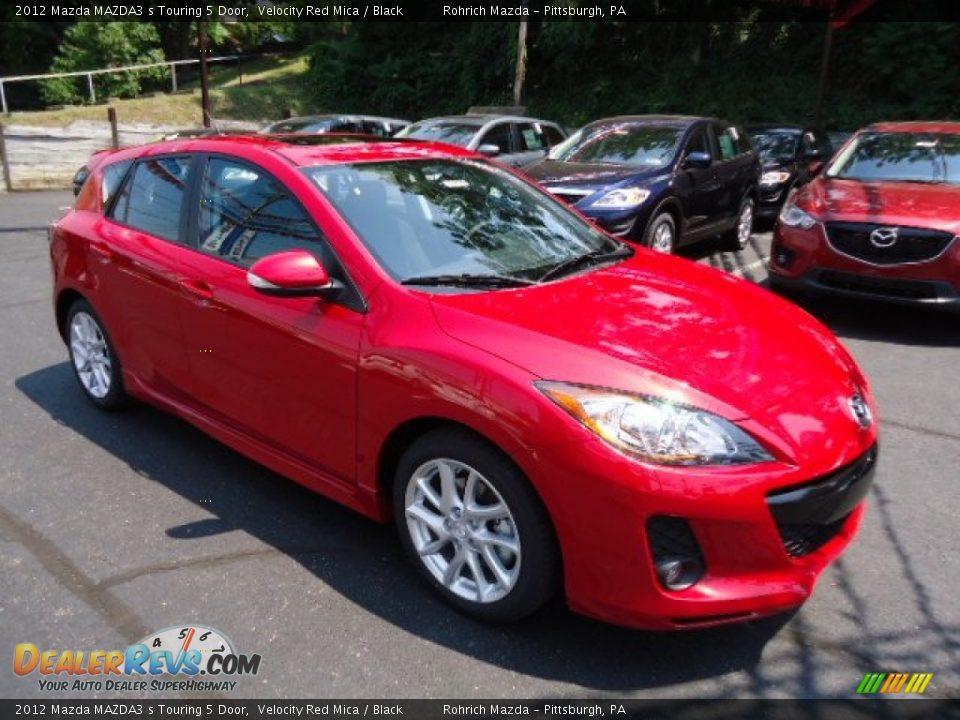 2012 Mazda MAZDA3 s Touring 5 Door Velocity Red Mica / Black Photo #7