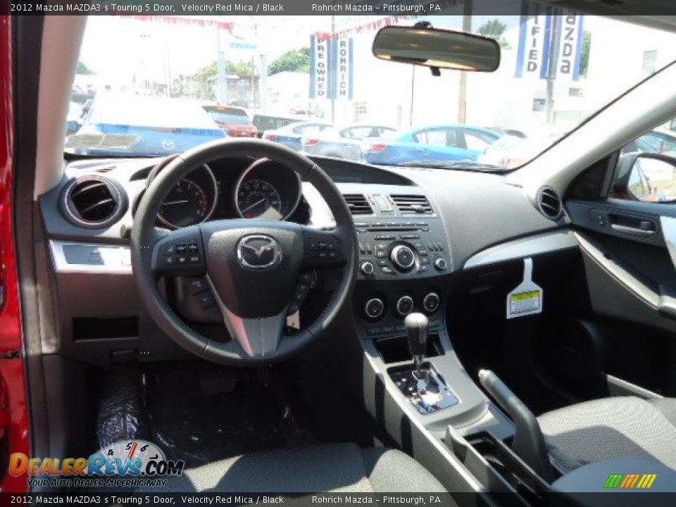 2012 Mazda MAZDA3 s Touring 5 Door Velocity Red Mica / Black Photo #12