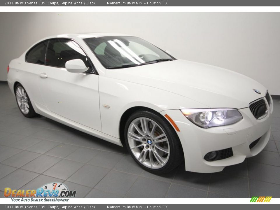 2011 BMW 3 Series 335i Coupe Alpine White / Black Photo #1