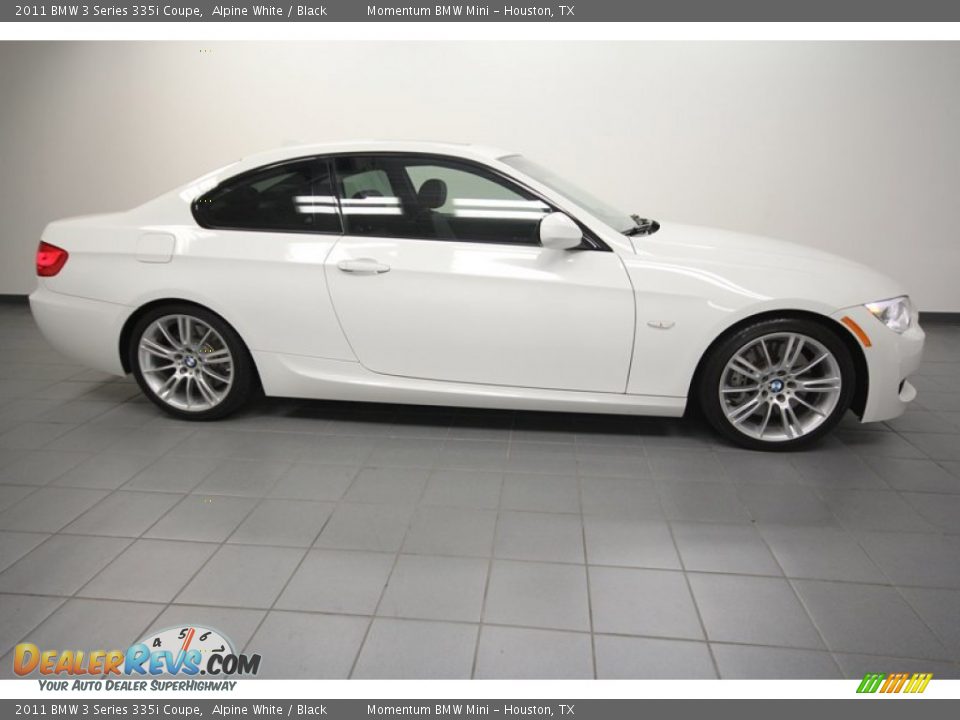 2011 BMW 3 Series 335i Coupe Alpine White / Black Photo #7