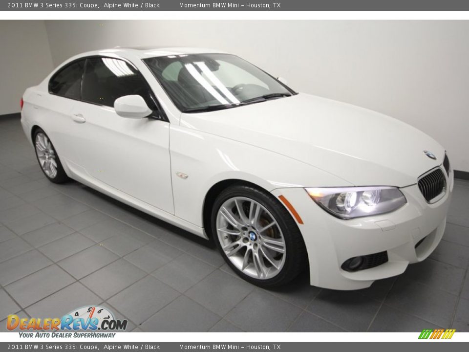 2011 BMW 3 Series 335i Coupe Alpine White / Black Photo #8