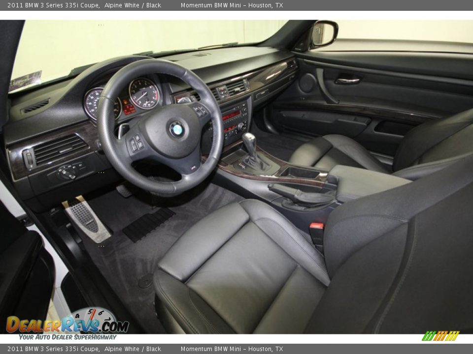 2011 BMW 3 Series 335i Coupe Alpine White / Black Photo #13