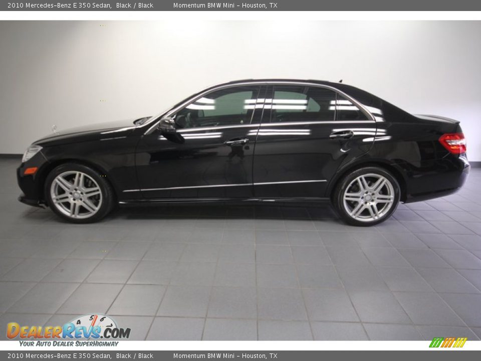 2010 Mercedes-Benz E 350 Sedan Black / Black Photo #2