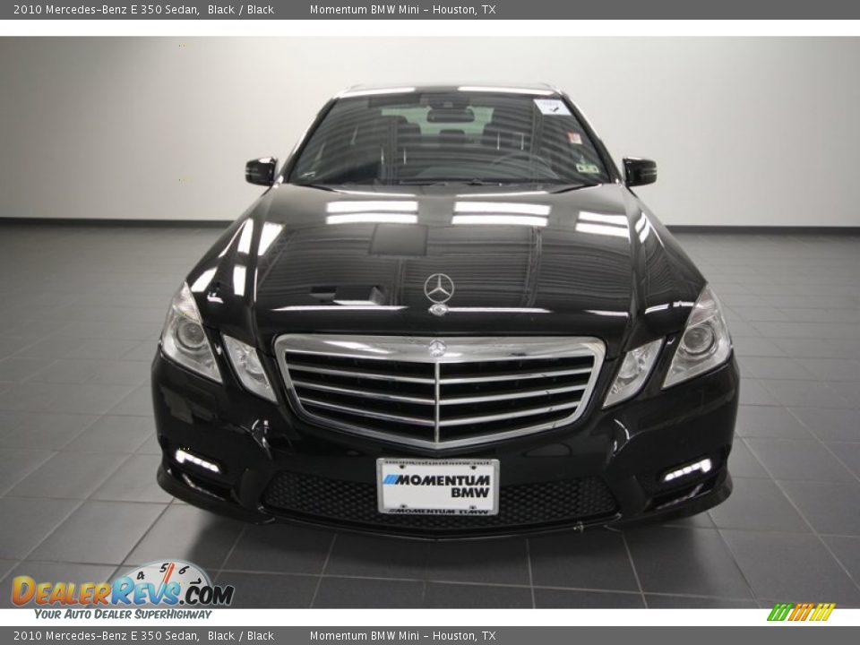2010 Mercedes-Benz E 350 Sedan Black / Black Photo #6