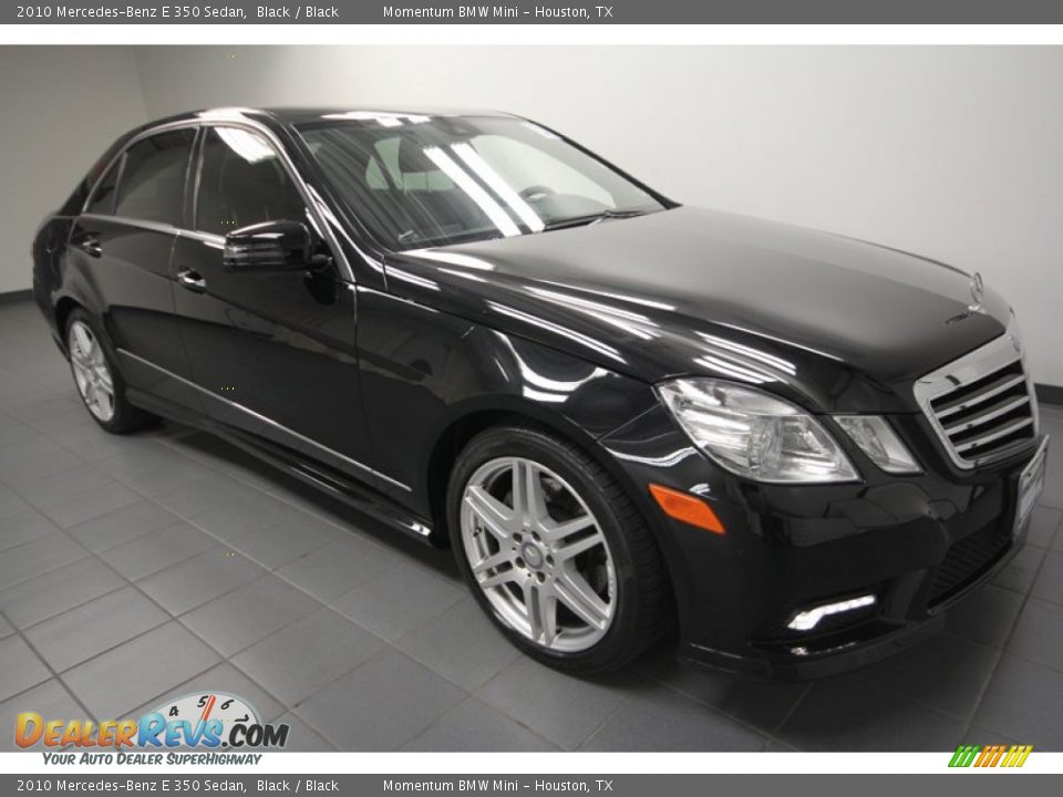 2010 Mercedes-Benz E 350 Sedan Black / Black Photo #8