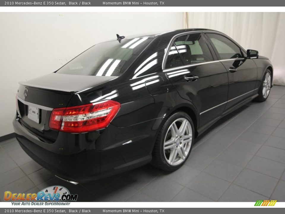 2010 Mercedes-Benz E 350 Sedan Black / Black Photo #10