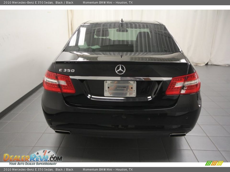 2010 Mercedes-Benz E 350 Sedan Black / Black Photo #11