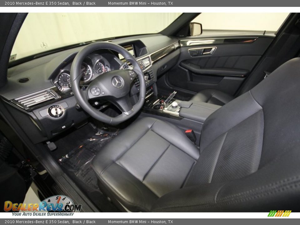 2010 Mercedes-Benz E 350 Sedan Black / Black Photo #13